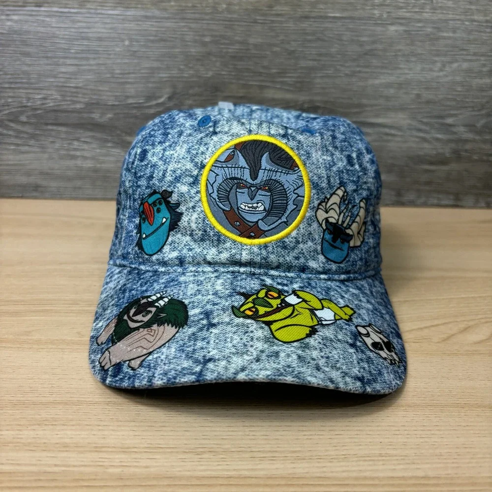 Trollhunters Hat Cap Strap Back Youth Blue Dreamworks Lightweght Adjustable Boys